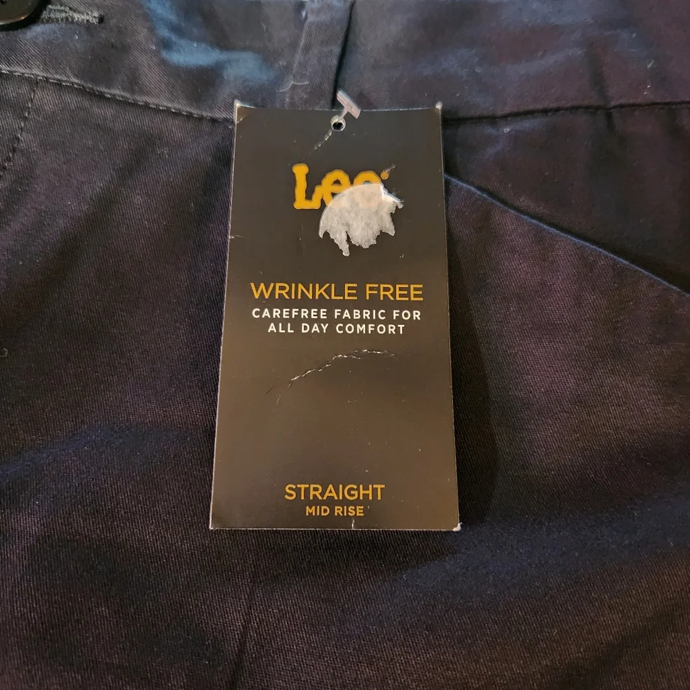 LEE Mid-Rise Straight Leg Pants